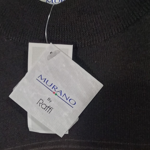 Murano Men's Brown Wool Blend Sweater Size XL Made in Italy NWT - Picture 2 of 4